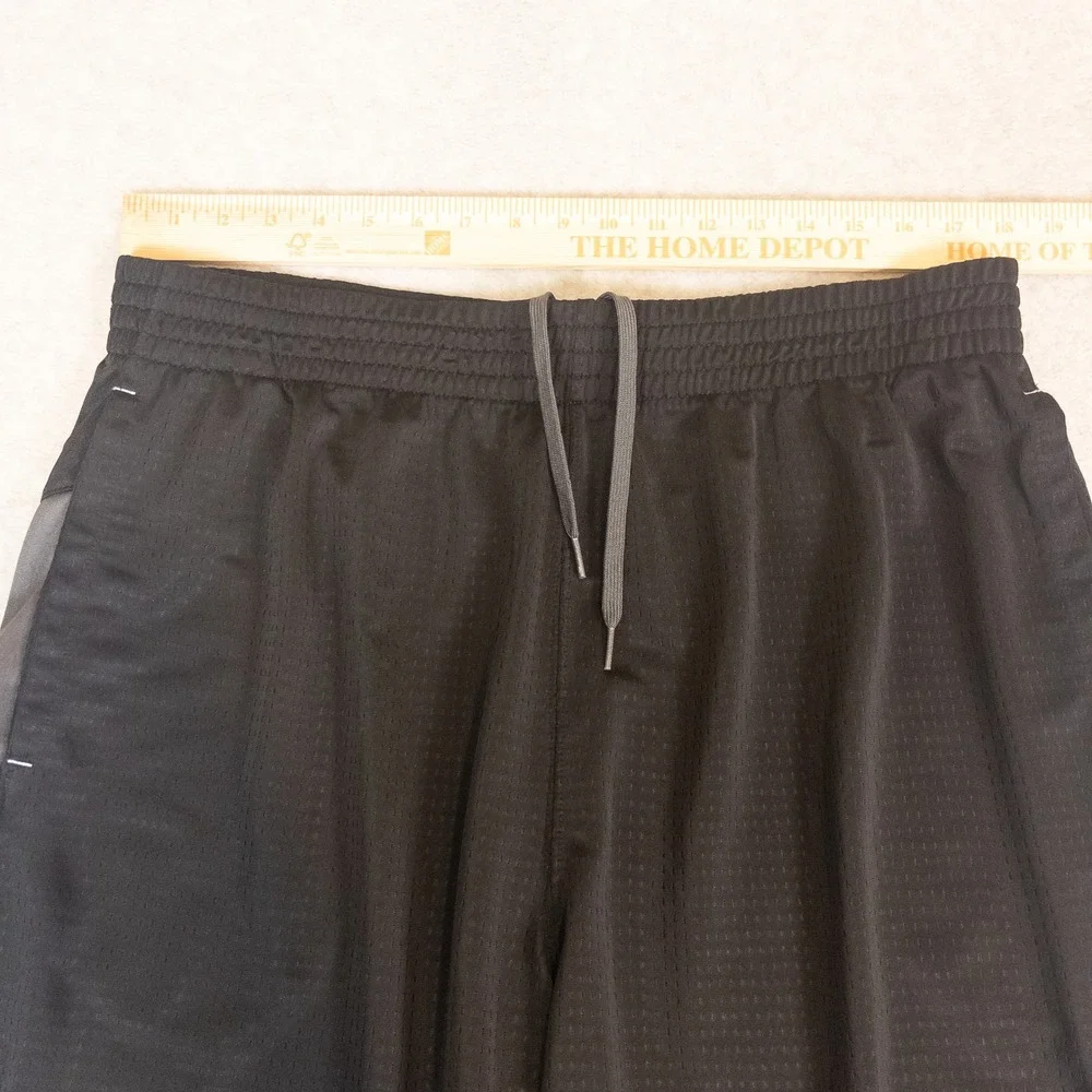 Everlast Mens Mesh Basketball Shorts Black Grey XXL Athletic Gym Training